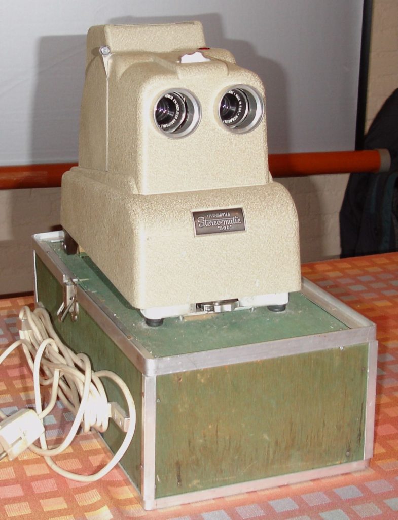Projector in a bedroom