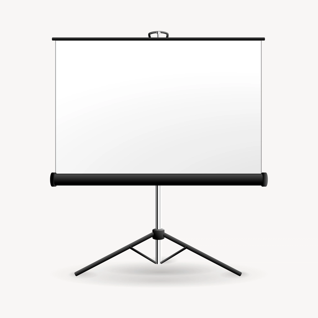 Projector in a bright living room